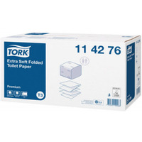 Papier toaletowy TORK Premium 114276 biały w składce ekstramiękki