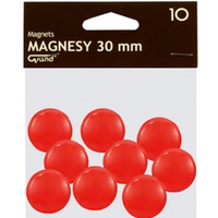 Magnesy 30mm GRAND czerwone (10)^ 130-1695