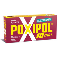 Klej POXIPOL 16g/14ml przezroczysty epoksydowy dwuskładnikowy