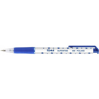 Długopis S-FINE GWIAZDKI automatyczny niebieski TO-069 TOMA