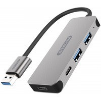 Hub USB-A 4 por 2xUSB-A + 2XUSB-C 5Gbps