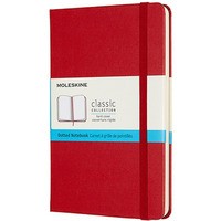 Notes MOLESKINE Classic M, 11, 5x18 cm, w kropki, twarda oprawa, scarlet red, 208 stron, czerwony