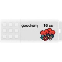 GOODRAM FLASHDRIVE 16GB USB 2.0 UME2 WHITE VALENTINE