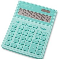 CITIZEN Kalkulator SDC-444XRGNE zielony 12-cyfrowy wyświetlacz