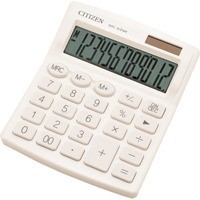 CITIZEN Kalkulator SDC812NRWHE biały 12-cyfrowy wyświetlacz