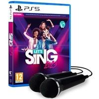 Gra PlayStation 5 Let´s Sing 2023 + 2 mikrofony