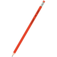Ołówek drewniany z gumką Q-CONNECT HB, lakierowany, zawieszka