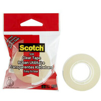 Taśma bezbarwna Scotch® 508, łatwa w odrywaniu, 19mm x 33m, 8 rolek