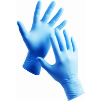 Rękawice nitrylowe M (100) niebieskie bezpudrowe CE 8%VAT