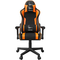 Krzesło gamingowe Scorpion czarno-pomarańczowe