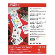 Canon High Resolution Paper, HR-101 A3, foto papier, wodoodporny, 1033A006, biały, A3, 106 g/m2, 20 szt., atrament