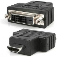Video redukcja, HDMI M - DVI (24+1) F, czarna, Logo