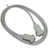 Przedłużacz kabla do transmisji danych szeregowy RS-232, DB9 samec - DB9 samice, 2 m, szary, Logo pakowane w blistrze