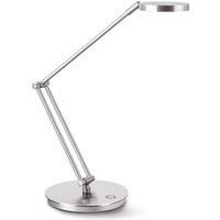 Lampka na biurko CEP CLED-400, 7, 5W, ze ściemniaczem, srebrna