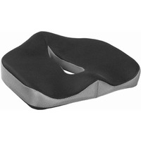 Ortopedyczna poduszka, plastikowa końcówka odporna na nacisk, ergonomiczna, czarny, Powerton