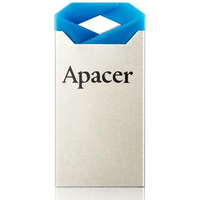 Apacer USB flash disk, USB 2.0, 64GB, AH111, niebieski, AP64GAH111U-1, USB A, z oczkiem na brelok