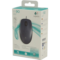Mysz przewodowa LOGITECH M90, czarna, USB 910-001793