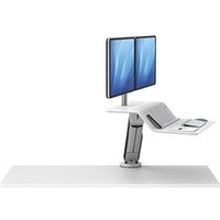 Fellowes stanowisko do pracy Sit-Stand Lotus™ RT na dwa monitory białe