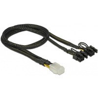 Kabel rozdzielacz zasilania 2x PCI Express 8Pin/1x 6Pin oplot